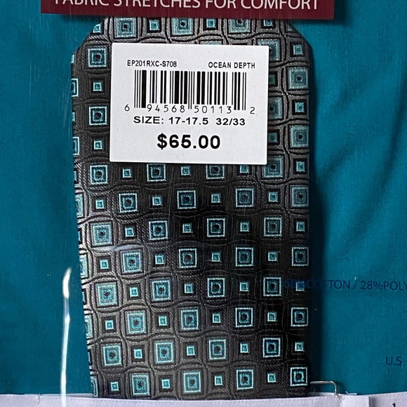 Men Saddlebred Collar Long Sleeve Dress Shirt - Picture 5 of 5